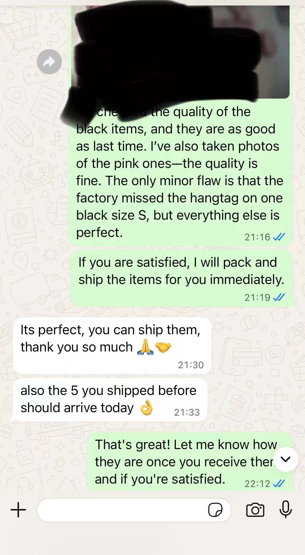 Customer chat review 2