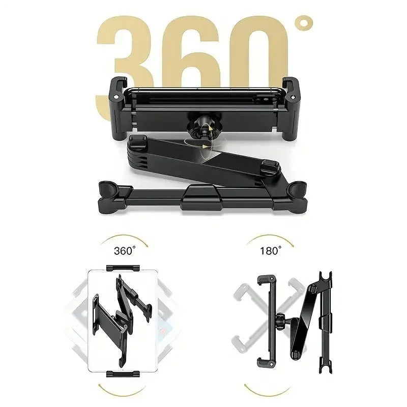 Car Headrest Tablet Mount for iPad Pro/Air/Mini - Kids Entertainment Holder