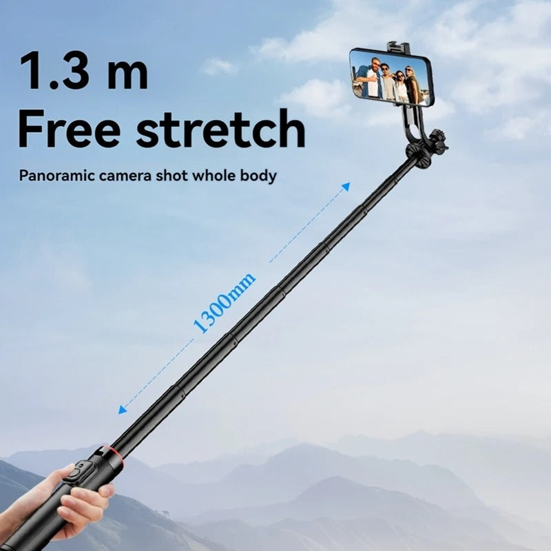 MagSafe Selfie Stick Tripod with Remote – 360° Extendable Stand for iPhone 17/16/15