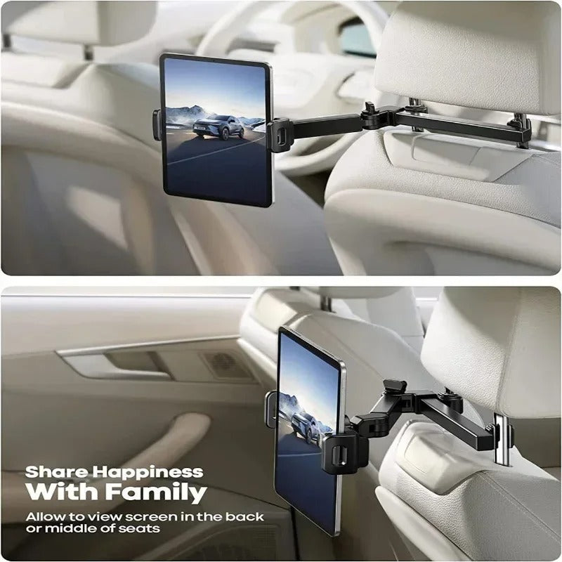 Car Headrest Tablet Mount for iPad Pro/Air/Mini - Kids Entertainment Holder