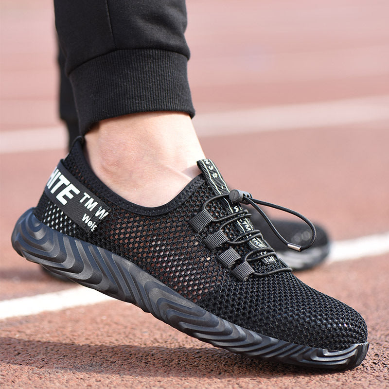 Unisex Breathable Mesh Safety Work Shoes