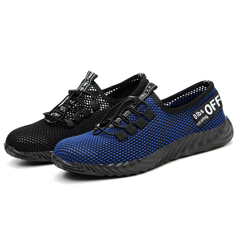 Unisex Breathable Mesh Safety Work Shoes
