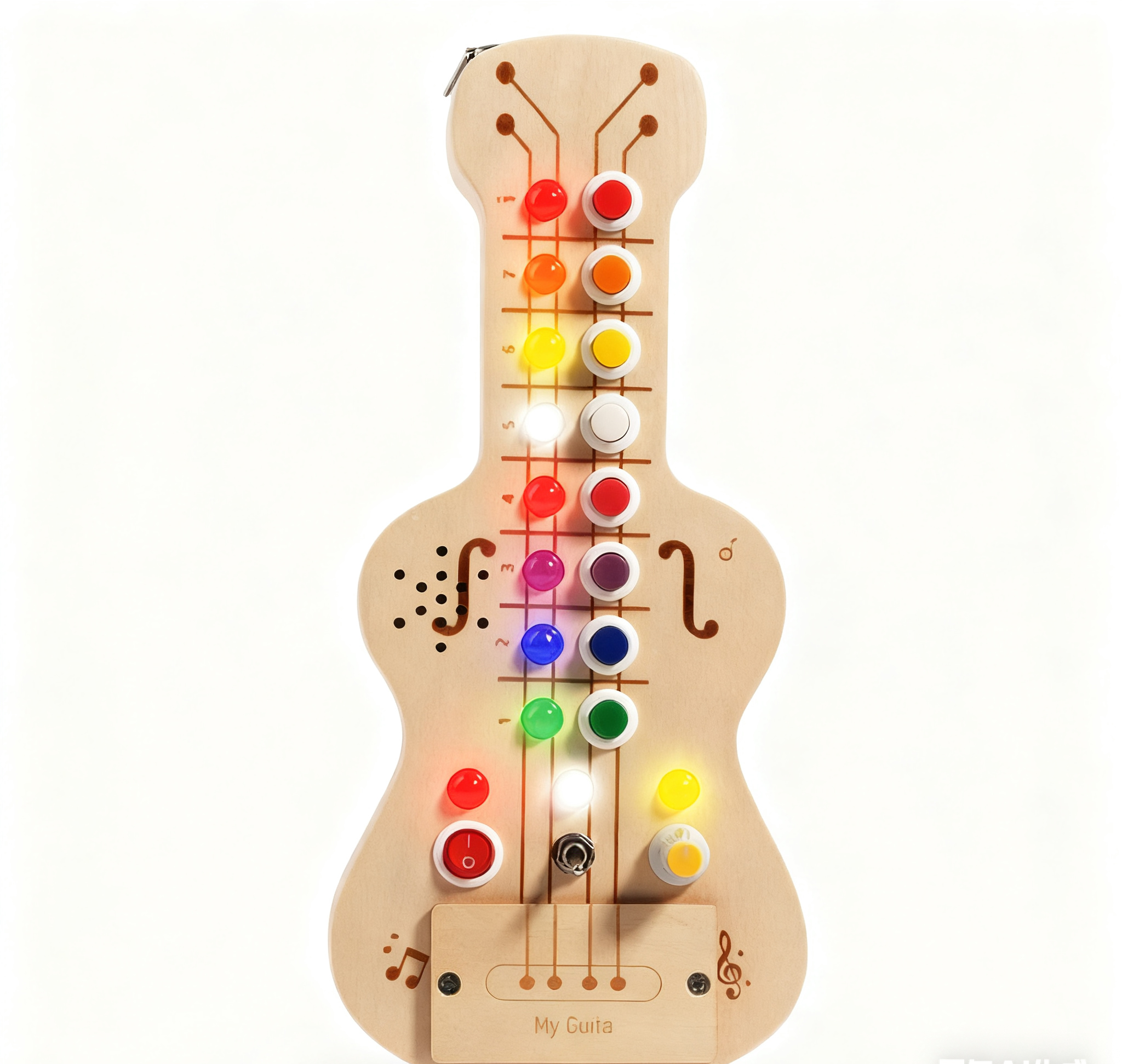 Melody sound and light electronic guitar