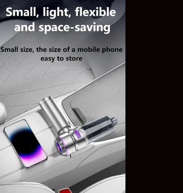 2025 15000Pa Cordless Car Vacuum - Wireless Handheld Mini Cleaner