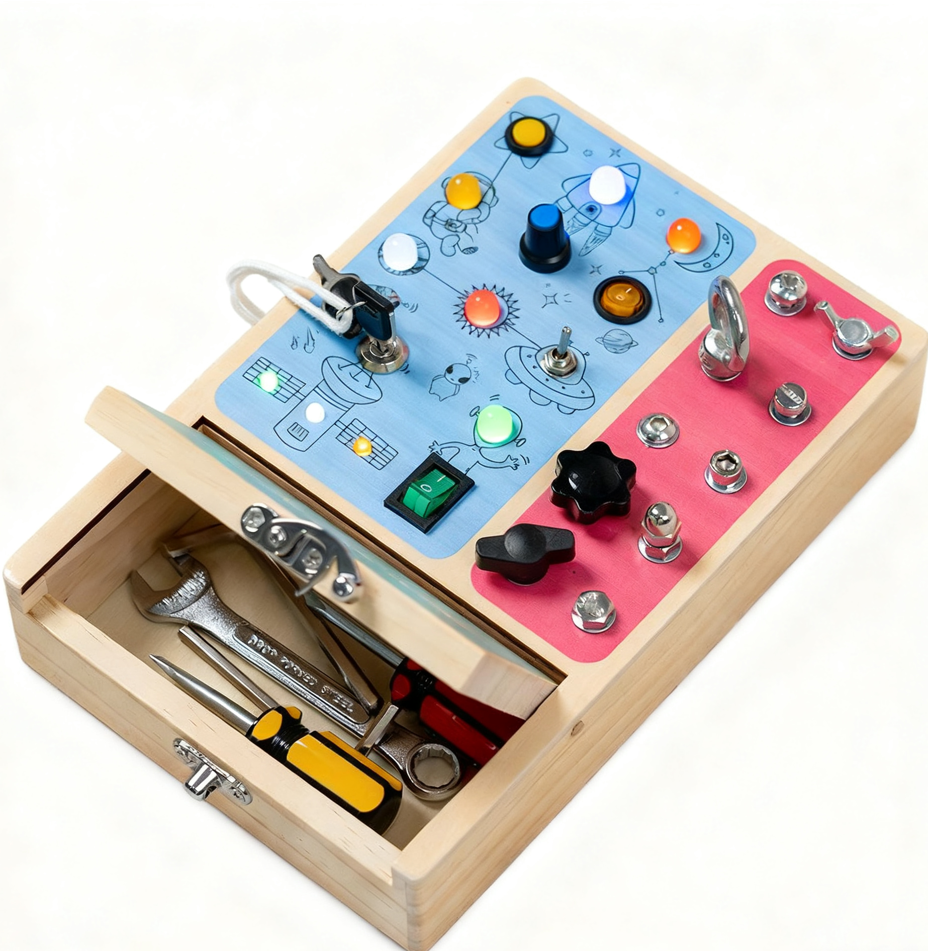 LED switch universe box