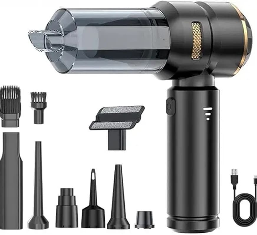 2025 15000Pa Cordless Car Vacuum - Wireless Handheld Mini Cleaner