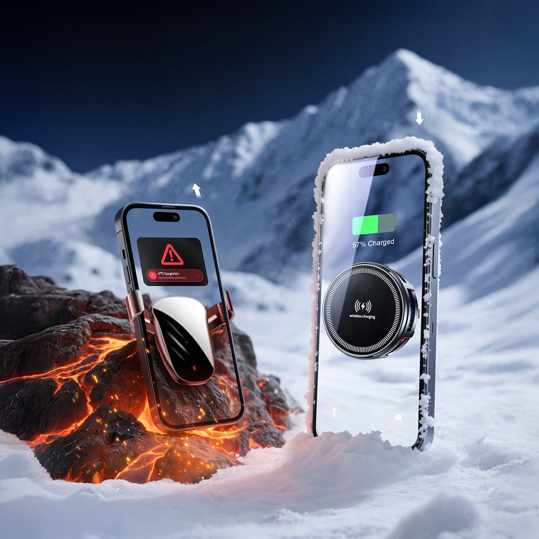 2025 Magnetic Phone Cooler – Semiconductor Fan for iPhone 17/16 & Samsung S24