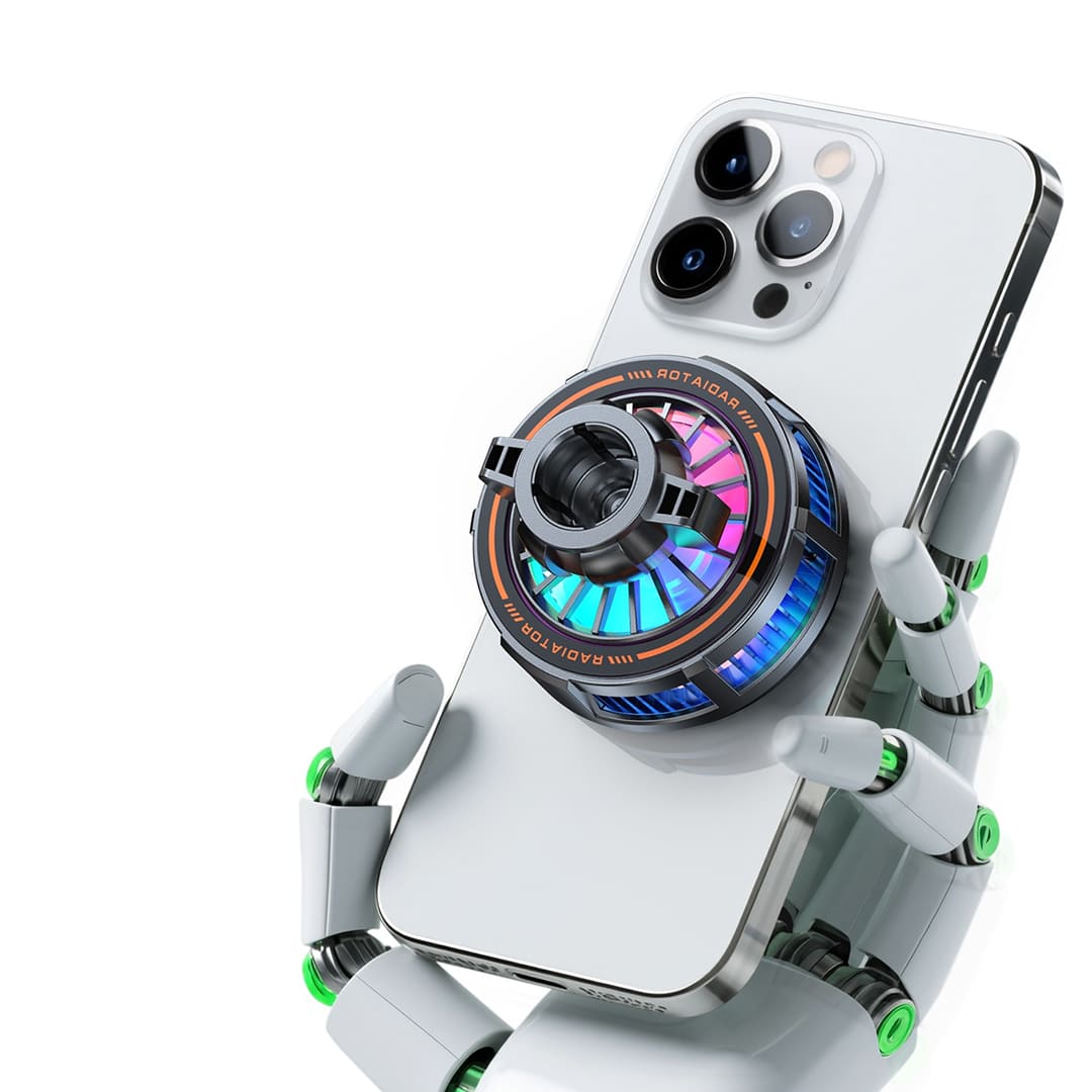 2025 Magnetic Phone Cooler – Semiconductor Fan for iPhone 17/16 & Samsung S24