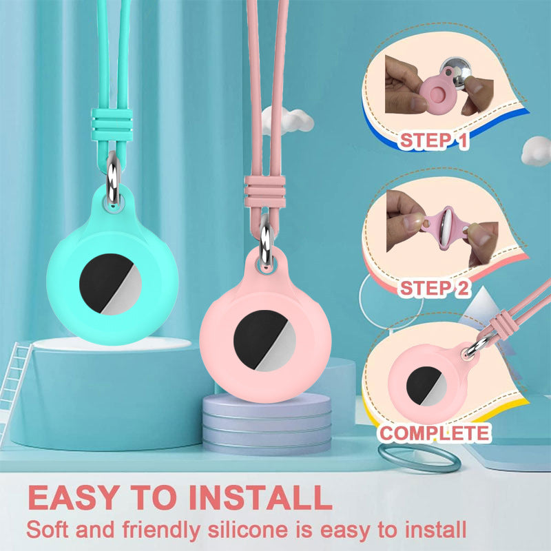 AirTag Case 4 Pack with Keychain - Protective Holder for Apple FindMy