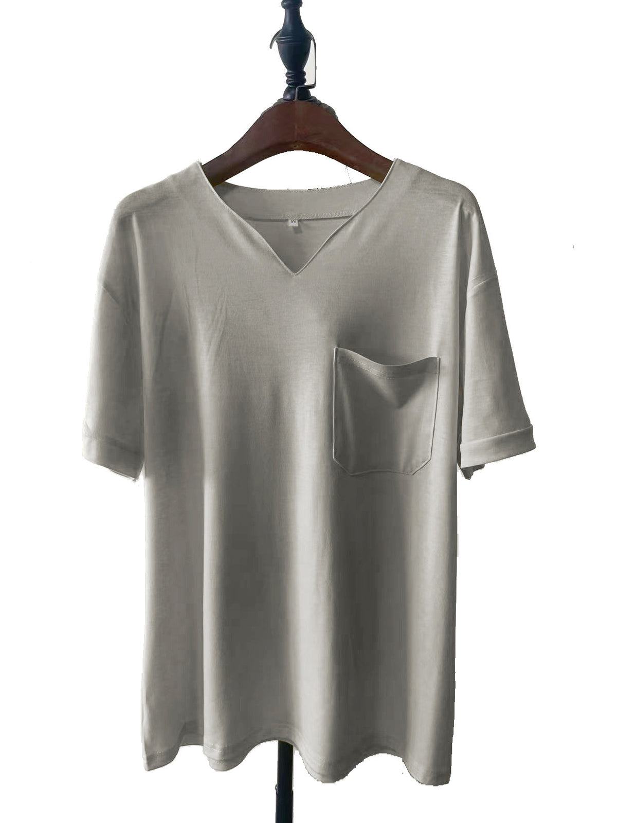Men's Stretch V-Neck Pocket T-Shirt