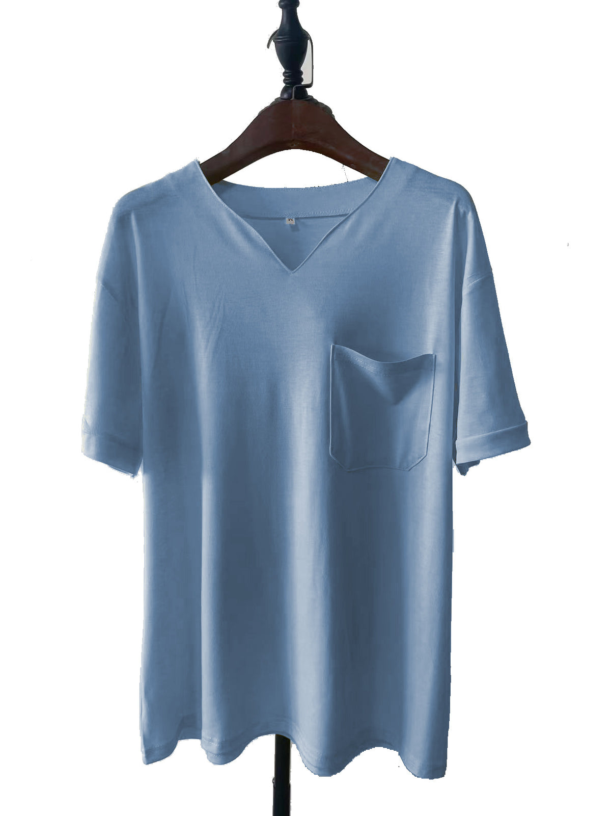 Men's Stretch V-Neck Pocket T-Shirt