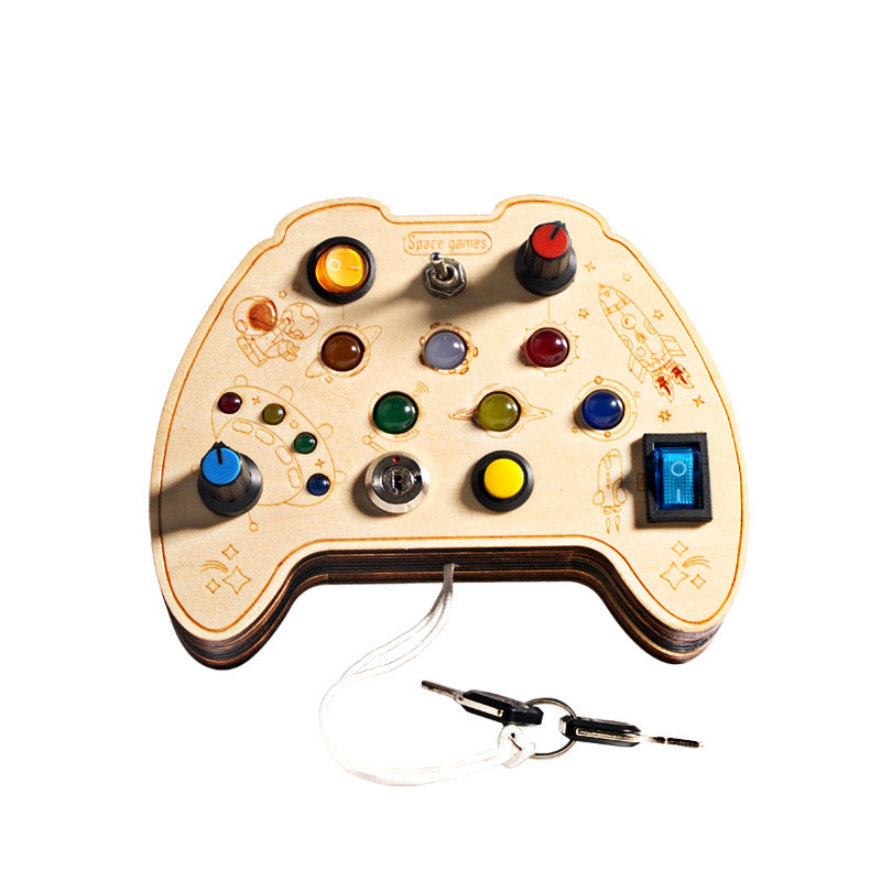 LED light in the shape of a game controller