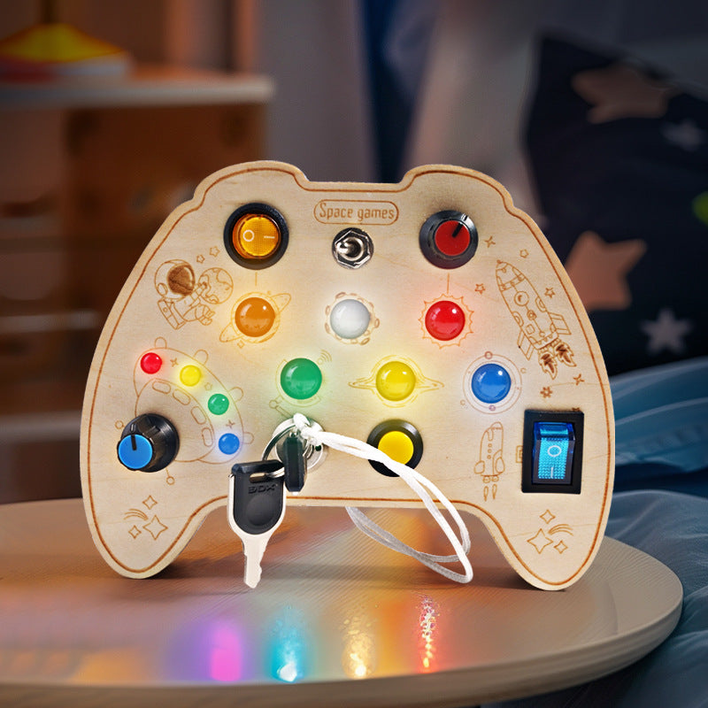 LED light in the shape of a game controller