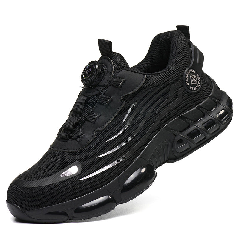 Men's Dial-Lacing Safety Work Shoes