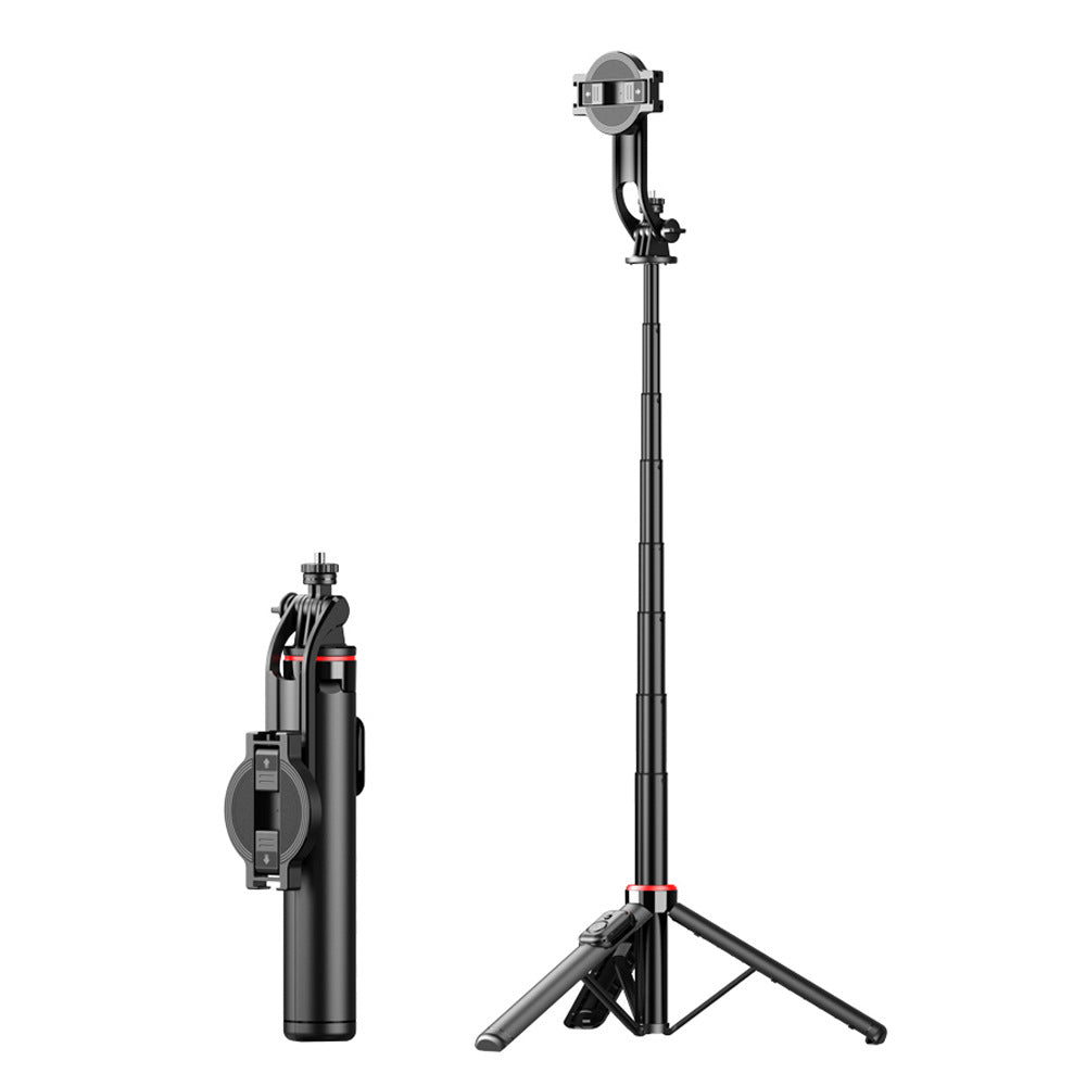 MagSafe Selfie Stick Tripod with Remote – 360° Extendable Stand for iPhone 17/16/15