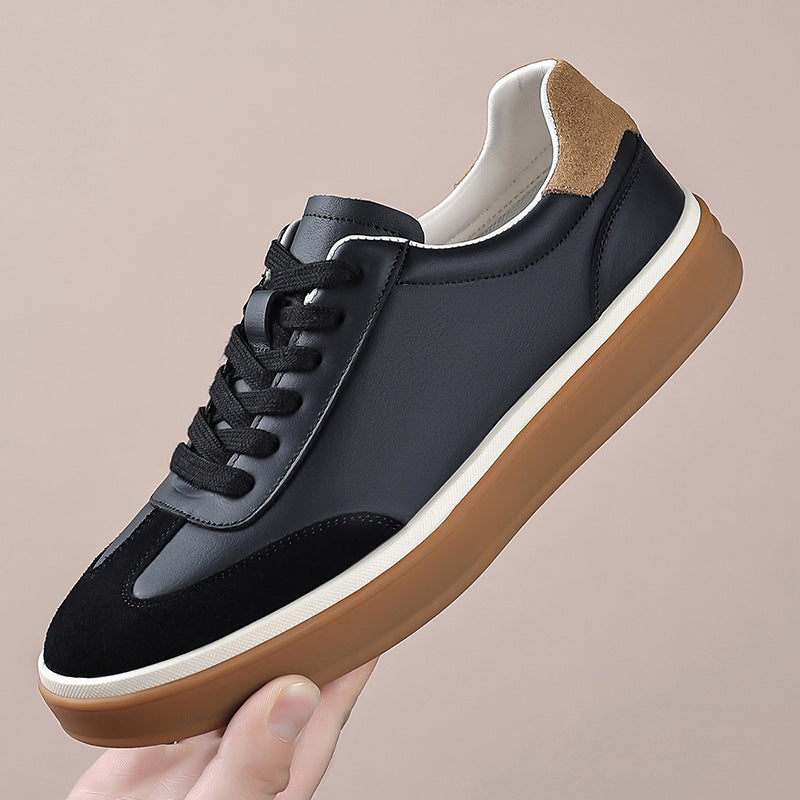 Men's Genuine Leather German Trainer Sneakers