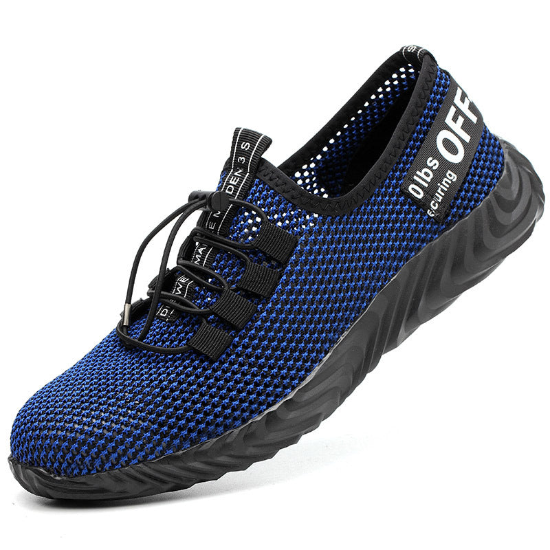 Unisex Breathable Mesh Safety Work Shoes