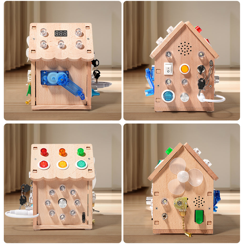 Sound and light busy house