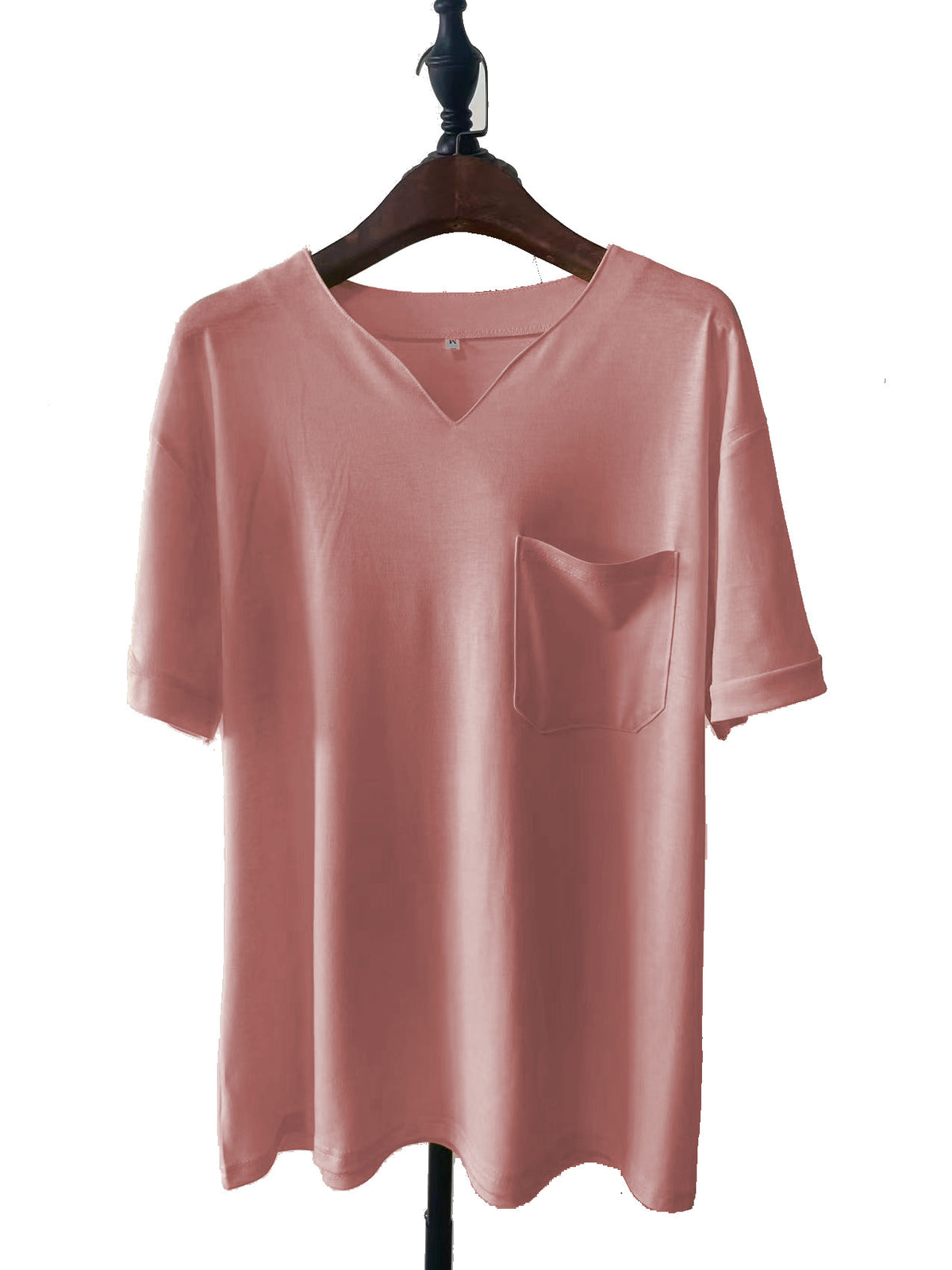 Men's Stretch V-Neck Pocket T-Shirt