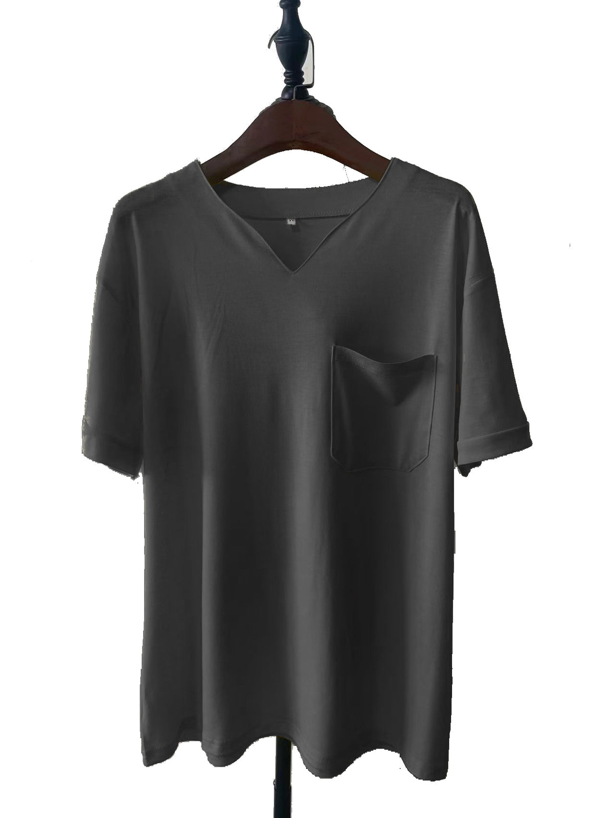 Men's Stretch V-Neck Pocket T-Shirt