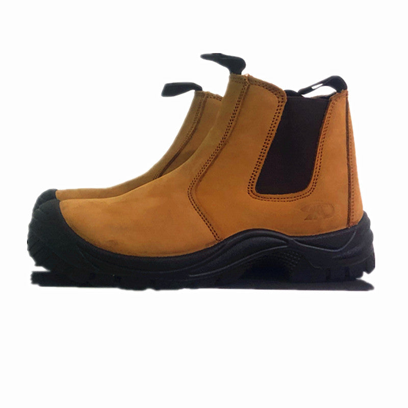 Men's Leather Chelsea Safety Work Boots