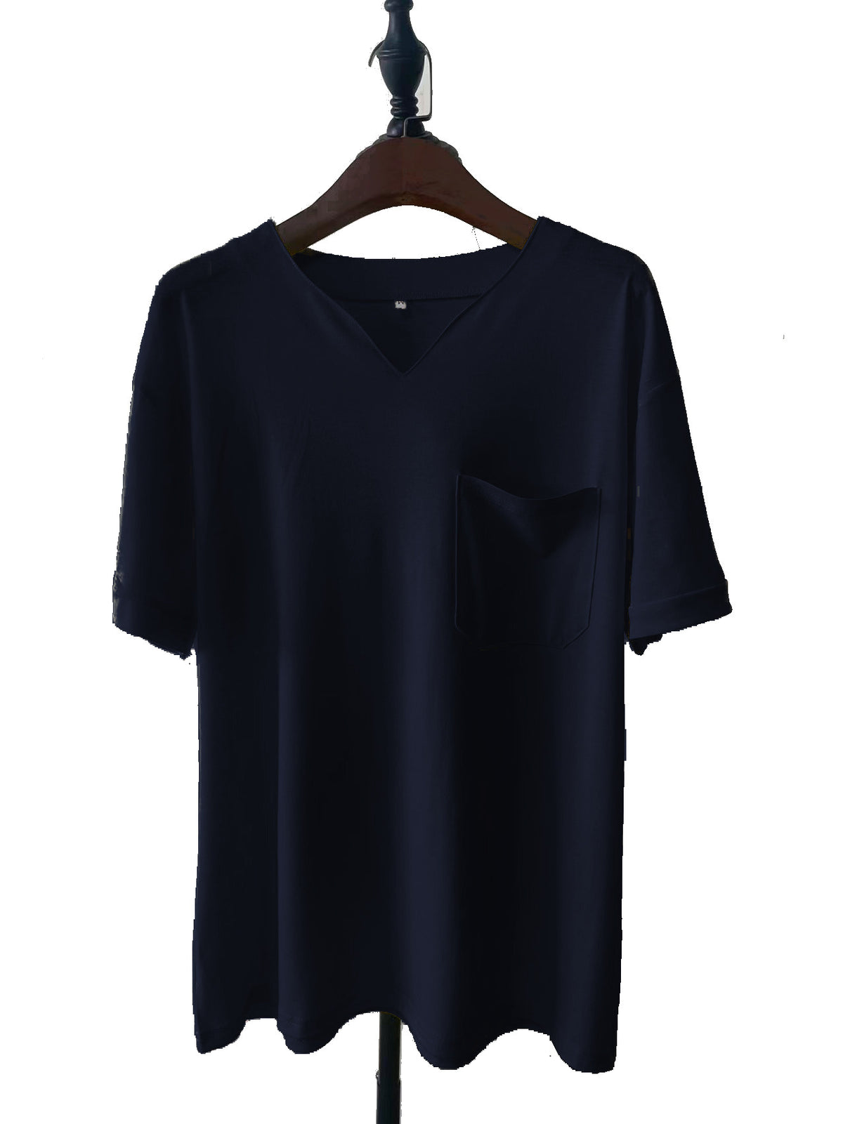 Men's Stretch V-Neck Pocket T-Shirt