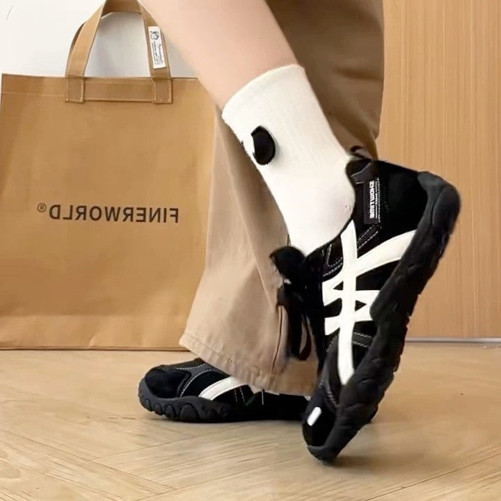 Women's Retro Color-Block Platform Sneakers
