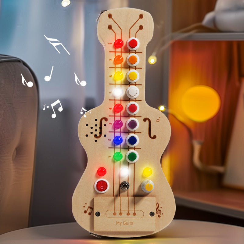 Melody sound and light electronic guitar