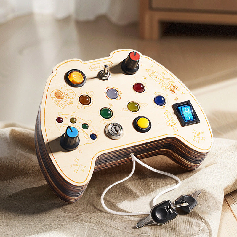 LED light in the shape of a game controller