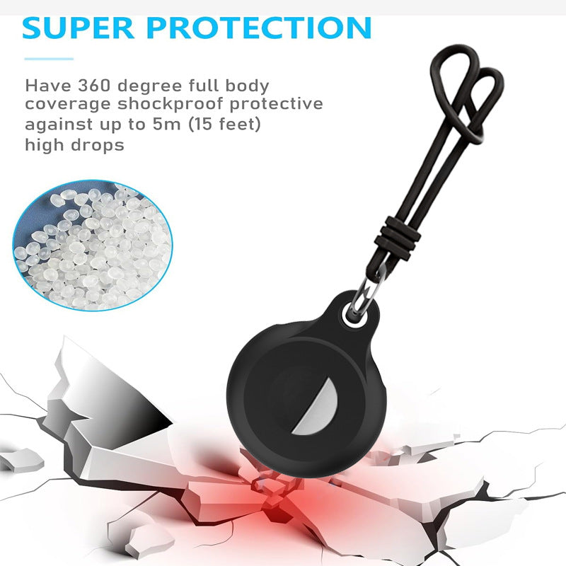 AirTag Case 4 Pack with Keychain - Protective Holder for Apple FindMy