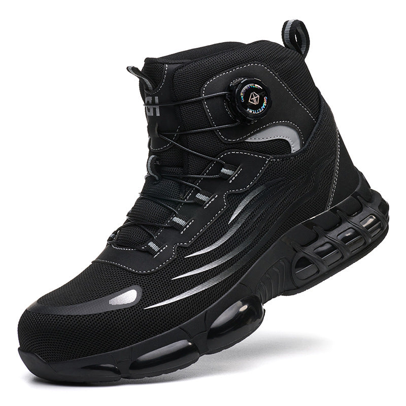 Men's Dial-Lacing Safety Work Shoes