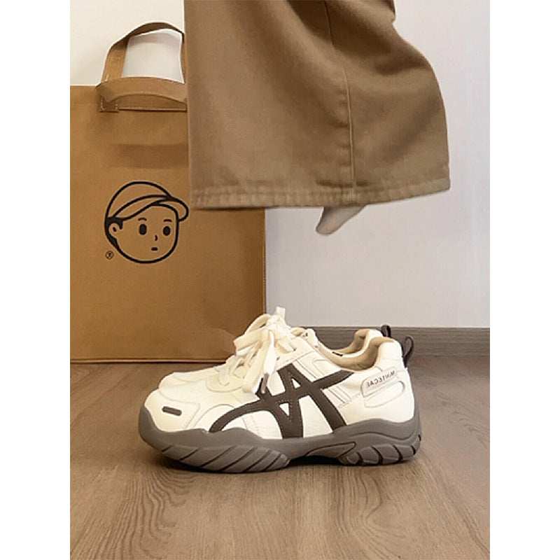 Women's Retro Color-Block Platform Sneakers