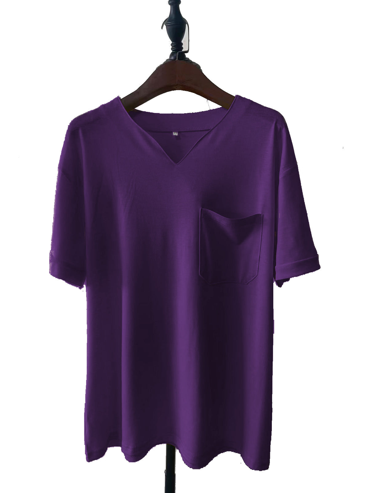 Men's Stretch V-Neck Pocket T-Shirt
