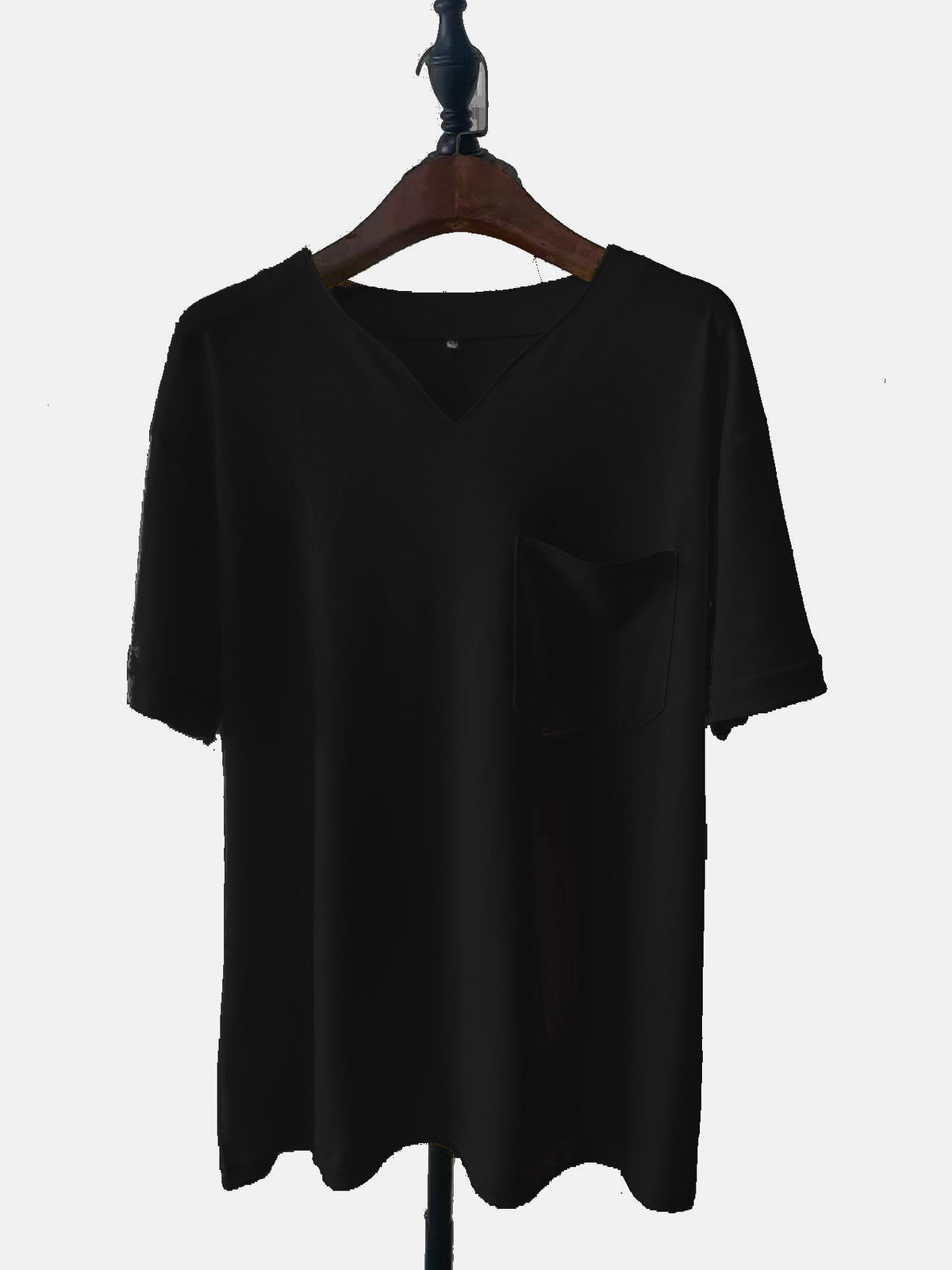 Men's Stretch V-Neck Pocket T-Shirt