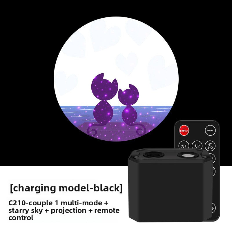 2025 Car Star Projector Galaxy Light - USB Starry Sky Roof Lamp