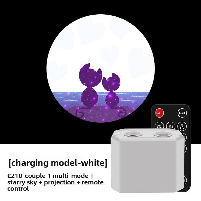 2025 Car Star Projector Galaxy Light - USB Starry Sky Roof Lamp